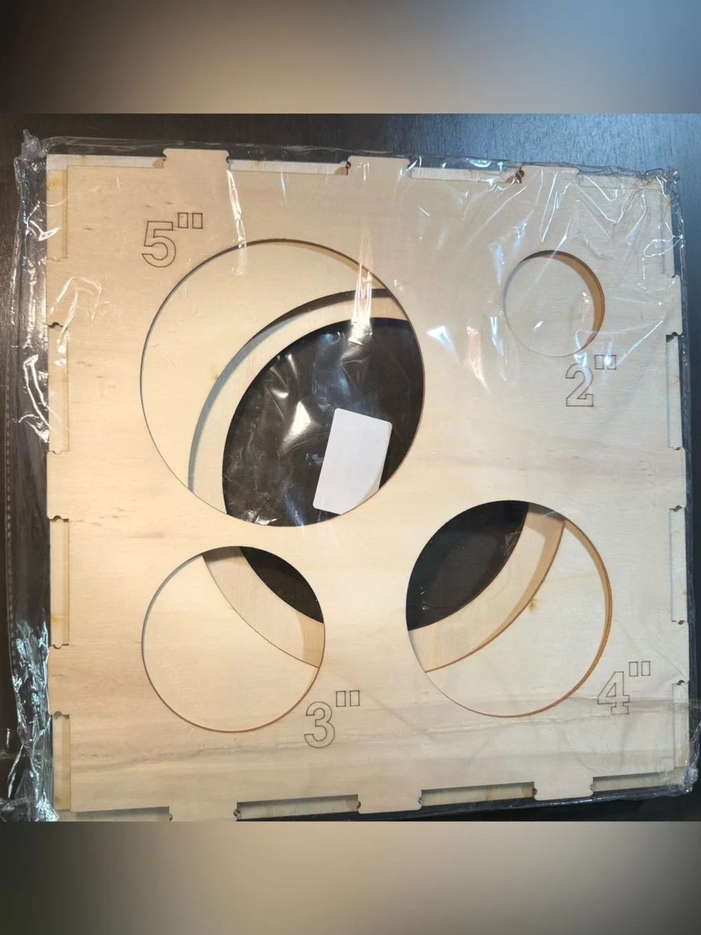 Wooden Balloon Sizer Measurement Box